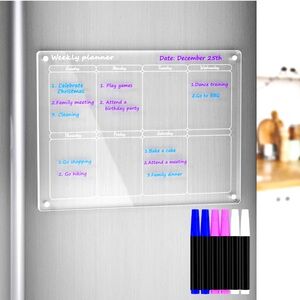 Weekly Magnetic Refrigerator Calendar